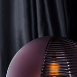 Modern Grape Cluster Glass Floor Lamp Matte Black Tall Standing Light for Living Room