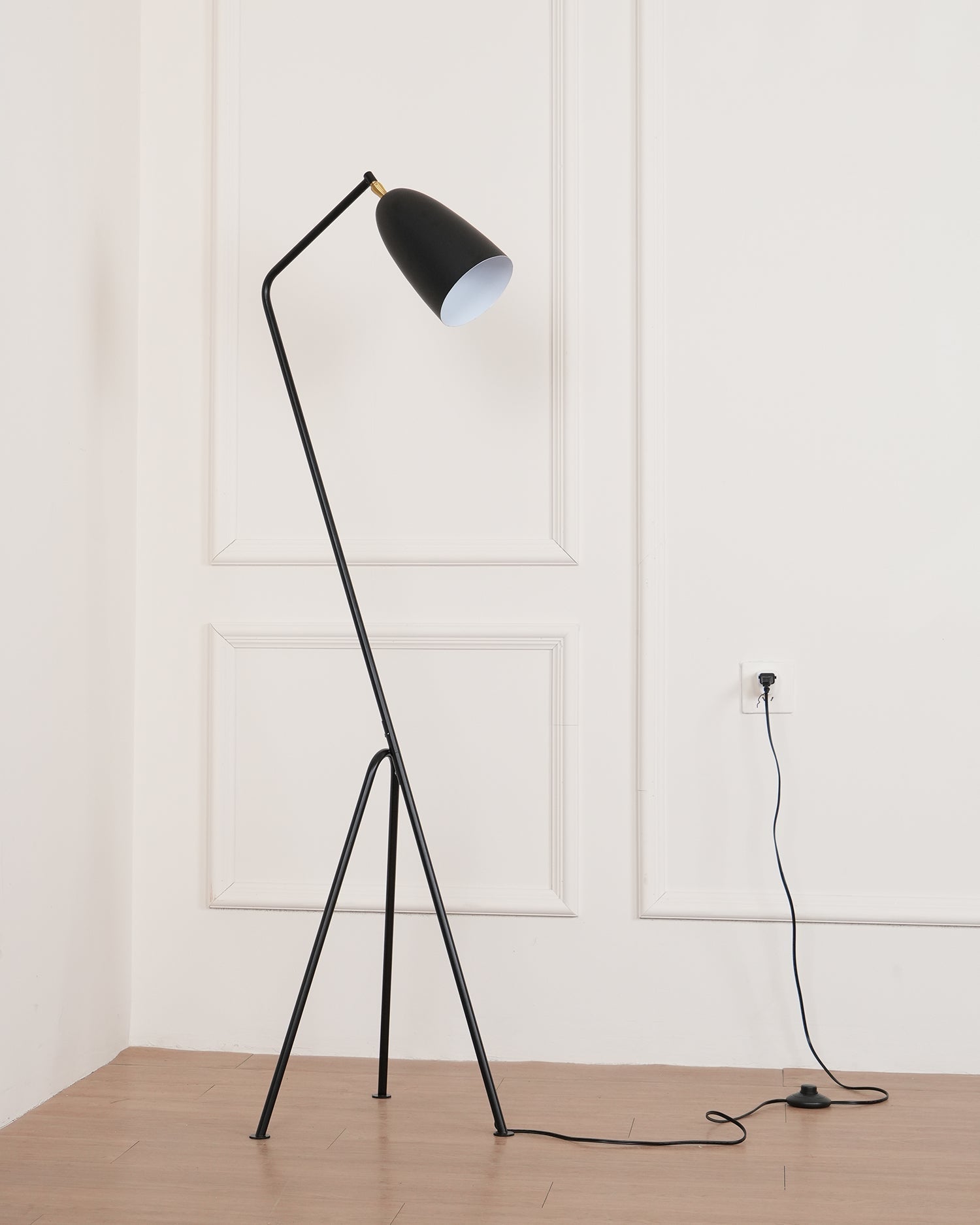 Modern Grasshopper Style Metal Floor Lamp Adjustable Task Standing Light for Reading