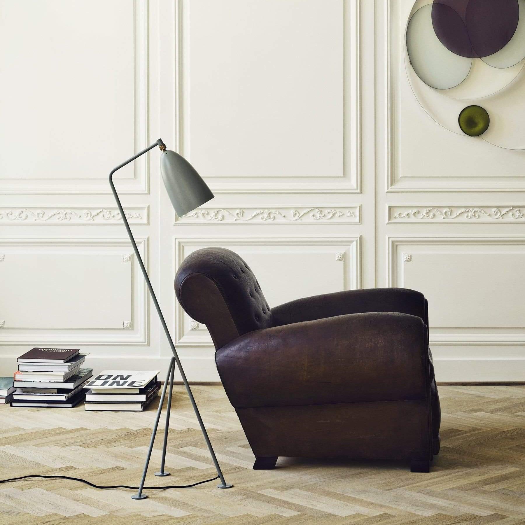 Modern Grasshopper Style Metal Floor Lamp Adjustable Task Standing Light for Reading