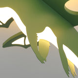 Modern Green Dinosaur Cartoon LED Ceiling Light for Childrens Room Decor