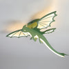 Modern Green Dinosaur Cartoon LED Ceiling Light for Childrens Room Decor