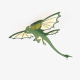 Modern Green Dinosaur Cartoon LED Ceiling Light for Childrens Room Decor