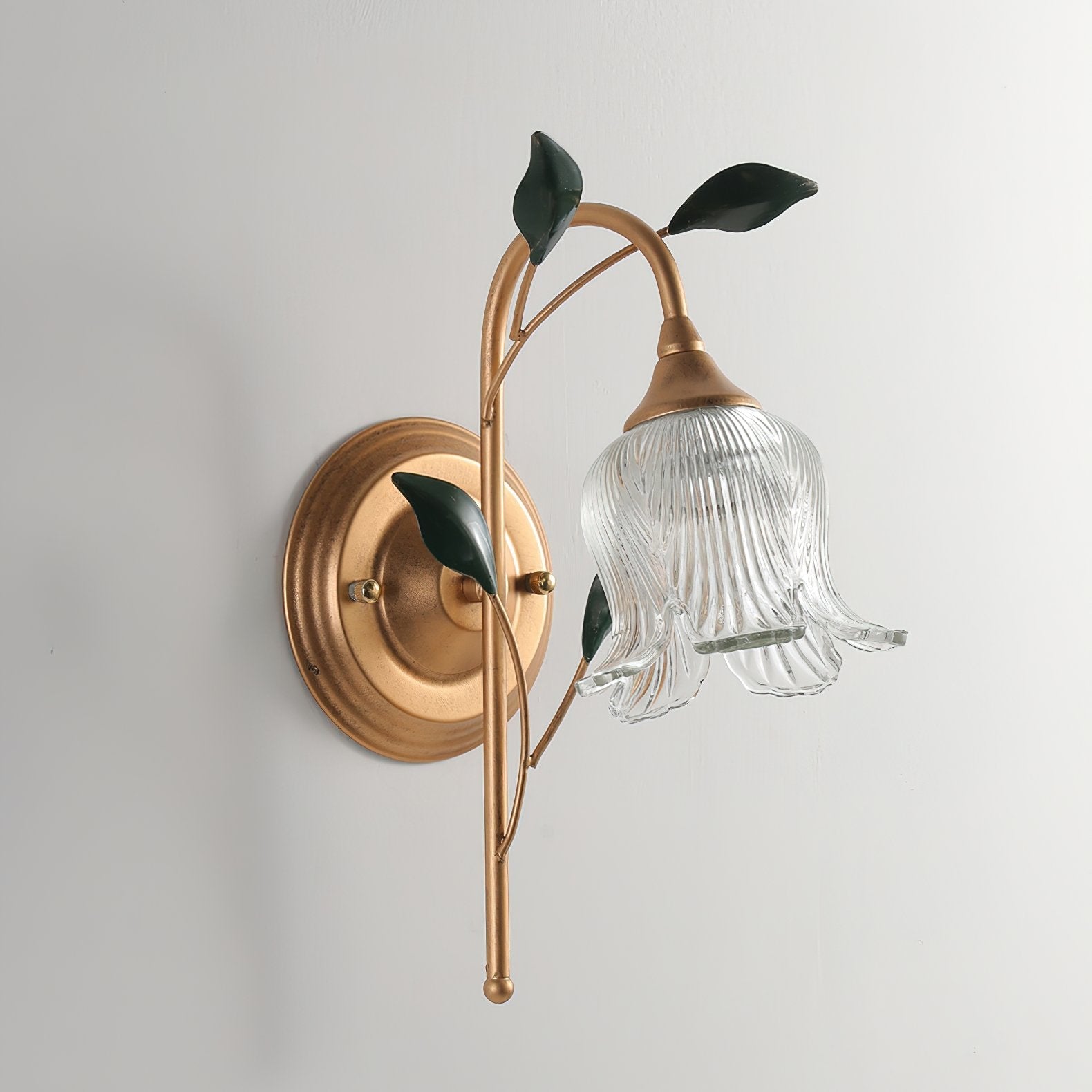 elegant-green-leaf-floral-sconce-wall-light-with-glass-petal-and-crystal-accents