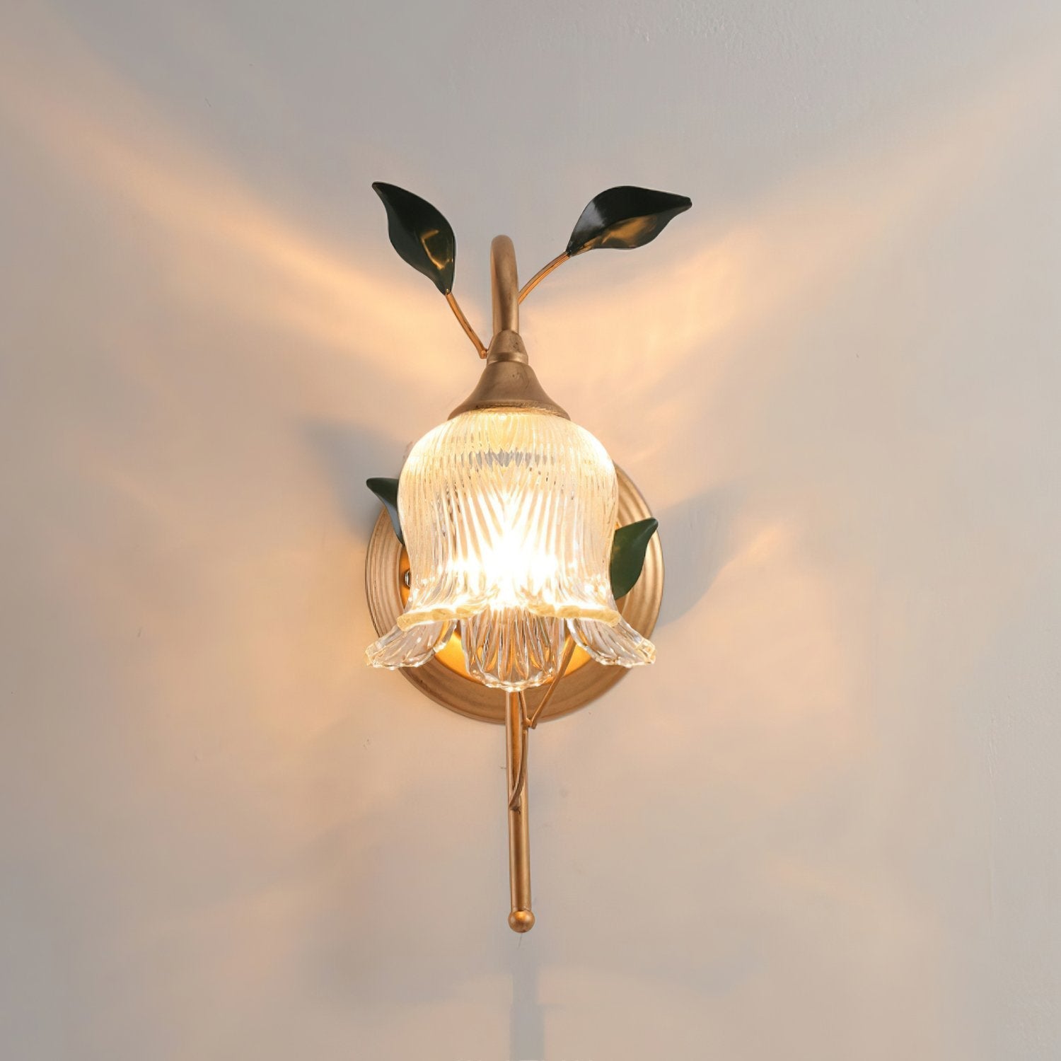 elegant-green-leaf-floral-sconce-wall-light-with-glass-petal-and-crystal-accents