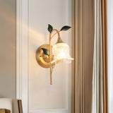 elegant-green-leaf-floral-sconce-wall-light-with-glass-petal-and-crystal-accents