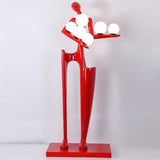 Abstract Human Sculpture Torchiere Floor Lamp Modern Art Guardian Standing Light for Contemporary Interiors