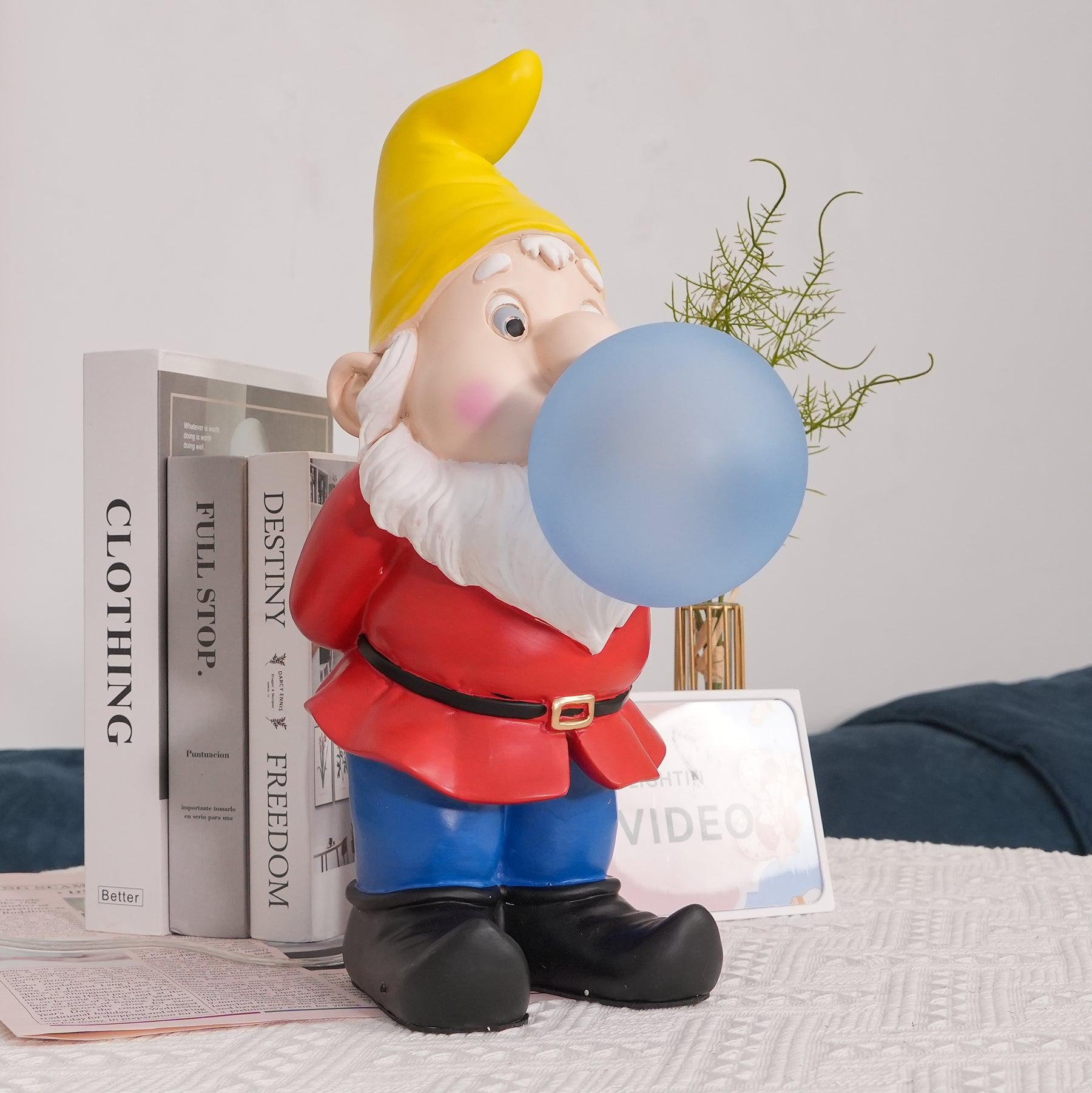 Modern Resin Dwarf Gummy Working Table Lamp with Glass Bubble for Desk Decor