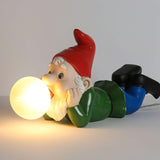 Modern Resin Dwarf Gummy Working Table Lamp with Glass Bubble for Desk Decor