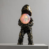 Modern Hacker Planet Minimalist Resin Table Lamp for Contemporary Home Office Decor