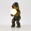 Modern Hacker Planet Minimalist Resin Table Lamp for Contemporary Home Office Decor