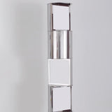 Modern Geometric Rotating Half Cylindrical LED Standing Floor Lamp for Indoor Lighting