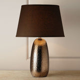 modern-bronze-hammered-ceramic-table-lamp-with-linen-shade-for-bedside-and-living-room