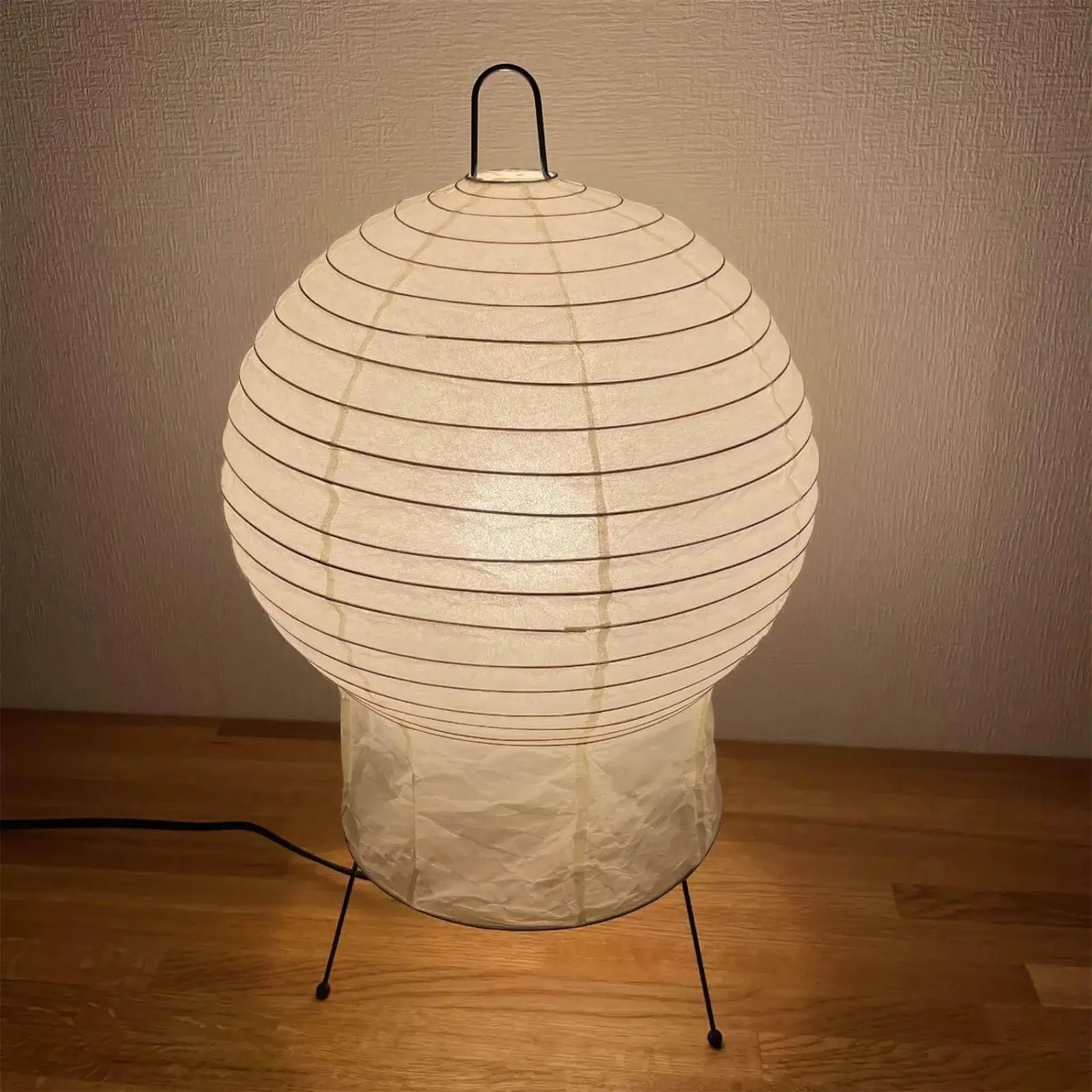 Hana Washi Japanese Rice Paper Table Lamp Minimalist Desk Light for Bedroom Living Room