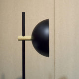Modern Photographer Studio Standing Floor Lamp with Dual White Glass Shades