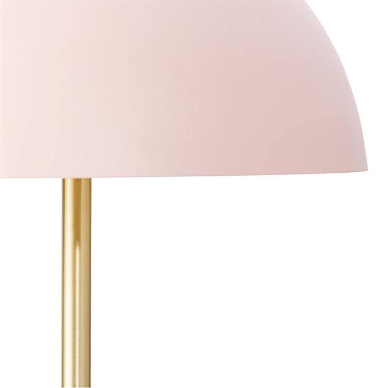 Modern Dome Metal Table Lamp Contemporary Mushroom Style Nightstand Light for Bedroom and Office