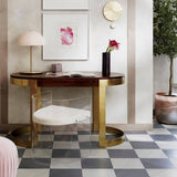 Modern Dome Metal Table Lamp Contemporary Mushroom Style Nightstand Light for Bedroom and Office