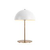 Modern Dome Metal Table Lamp Contemporary Mushroom Style Nightstand Light for Bedroom and Office