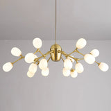modern-brass-chandelier-with-pearl-glass-shades-and-elegant-curved-arms