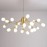 modern-brass-chandelier-with-pearl-glass-shades-and-elegant-curved-arms
