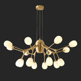 modern-brass-chandelier-with-pearl-glass-shades-and-elegant-curved-arms