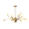 modern-brass-chandelier-with-pearl-glass-shades-and-elegant-curved-arms