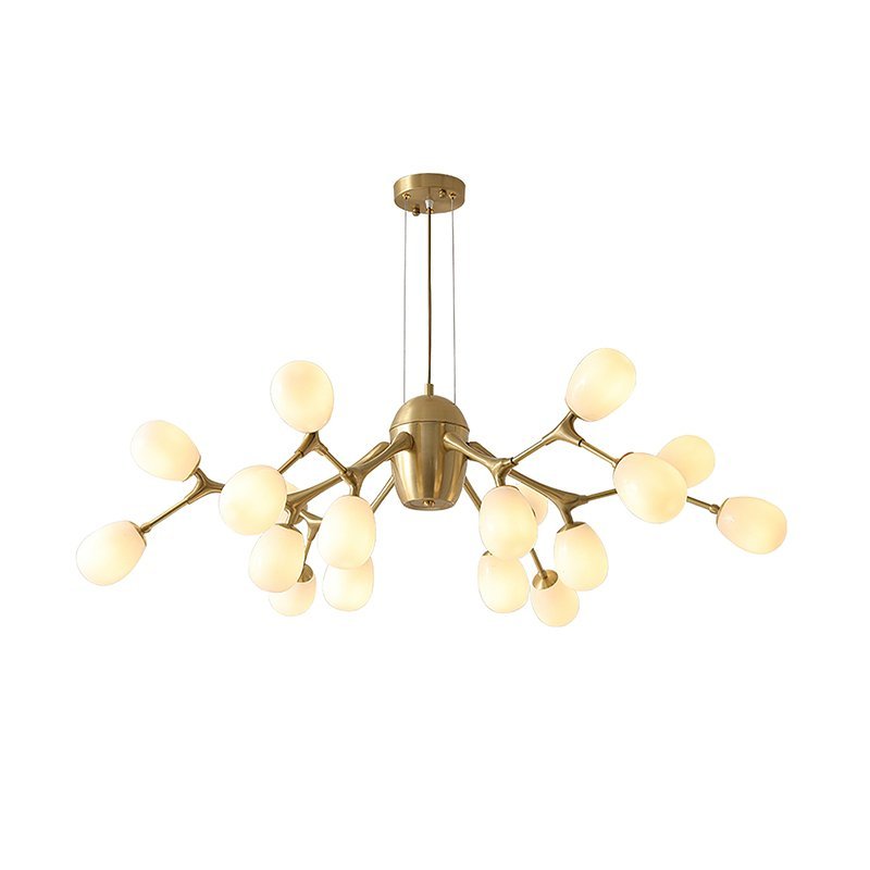 modern-brass-chandelier-with-pearl-glass-shades-and-elegant-curved-arms