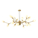 modern-brass-chandelier-with-pearl-glass-shades-and-elegant-curved-arms