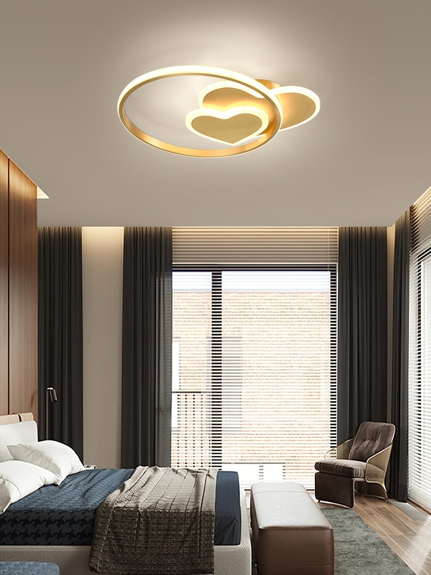 modern-gold-heart-shaped-acrylic-led-flush-mount-ceiling-lighting-fixture