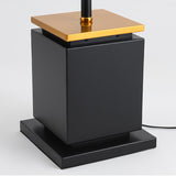 Modern Fabric Standing Floor Lamp with Iron Base and Beige Shade for Living Room