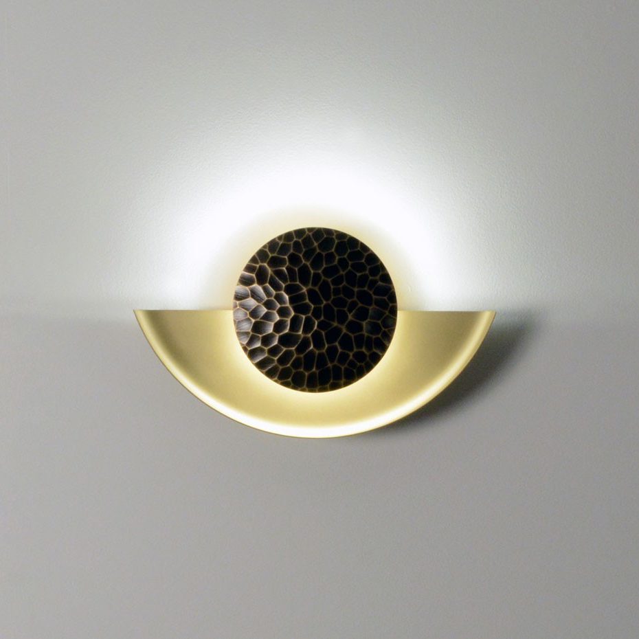 modern-helix-crescent-led-wall-sconce-textured-bronze-shield-light-in-gold-finish