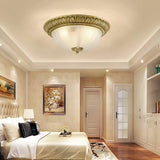 elegant-hemispherical-carved-glass-ceiling-light-brass-flush-mount-fixture