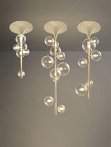 Modern Multi Head Glass Tube Ceiling Light for Hallways and Entryways