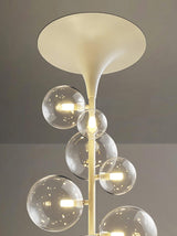 Modern Multi Head Glass Tube Ceiling Light for Hallways and Entryways