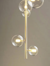 Modern Multi Head Glass Tube Ceiling Light for Hallways and Entryways