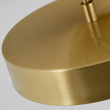 Modern Minimalist Hero Rotating LED Ceiling Light with Brass Finish and Adjustable Illumination