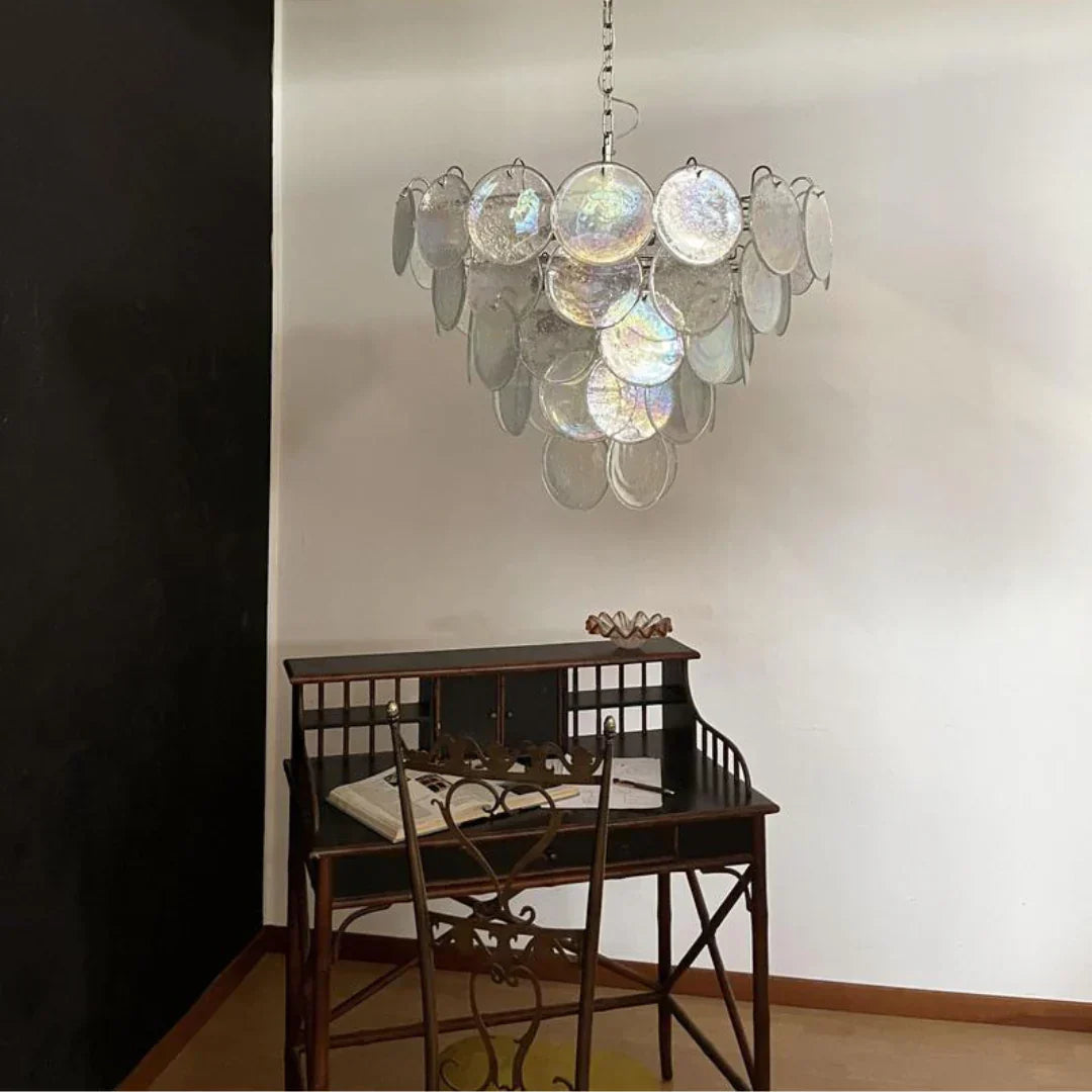 murano-style-iridescent-glass-disc-chandelier-elegant-modern-round-pendant-light