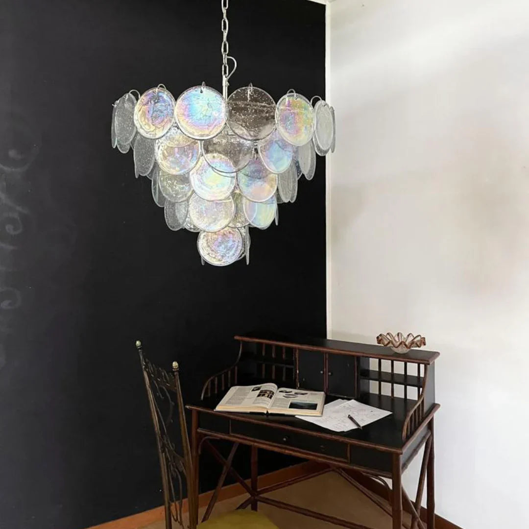 murano-style-iridescent-glass-disc-chandelier-elegant-modern-round-pendant-light