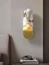 modern-white-marble-led-wall-sconce-set-of-2-gold-and-black-finished-indoor-lighting-fixtures