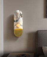 modern-white-marble-led-wall-sconce-set-of-2-gold-and-black-finished-indoor-lighting-fixtures