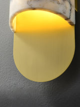 modern-white-marble-led-wall-sconce-set-of-2-gold-and-black-finished-indoor-lighting-fixtures