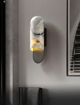 modern-white-marble-led-wall-sconce-set-of-2-gold-and-black-finished-indoor-lighting-fixtures