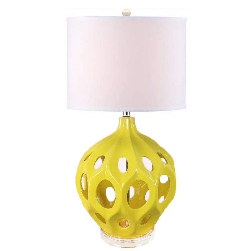 modern-ceramic-table-lamp-with-hollow-design-and-fabric-drum-shade-for-elegant-interior-lighting-decor