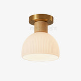 modern-horn-shaped-small-ceiling-lamp-with-wood-accents-and-glass-shade