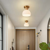 modern-horn-shaped-small-ceiling-lamp-with-wood-accents-and-glass-shade
