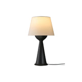 Modern Hourglass Wood Table Lamp Geometric Solid Wood Desk Light for Living Room and Office
