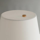 Modern Hourglass Wood Table Lamp Geometric Solid Wood Desk Light for Living Room and Office