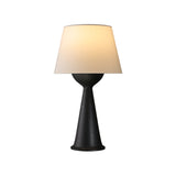 Modern Hourglass Wood Table Lamp Geometric Solid Wood Desk Light for Living Room and Office