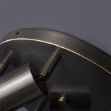 Hugo Hotspot Modern Adjustable Multi Head Flush Mount Ceiling Spotlight in Brass or Black