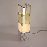 Modern Modular Geometric LED Floor Lamp Hyperqube Stacked Cube Standing Light