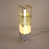 Modern Modular Geometric LED Floor Lamp Hyperqube Stacked Cube Standing Light